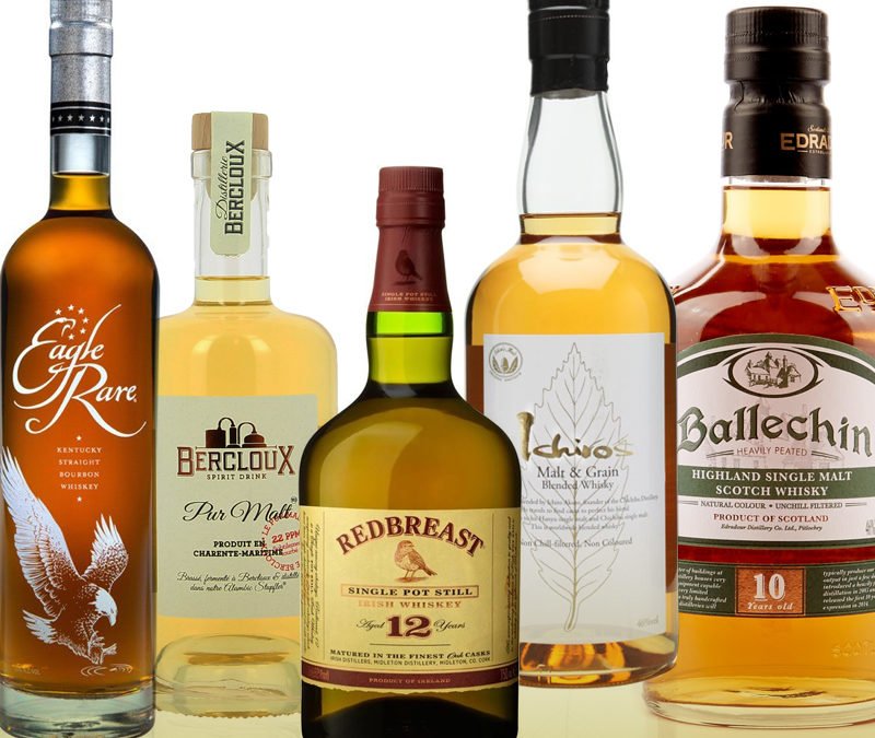 Cinq whiskies, cinq destinations