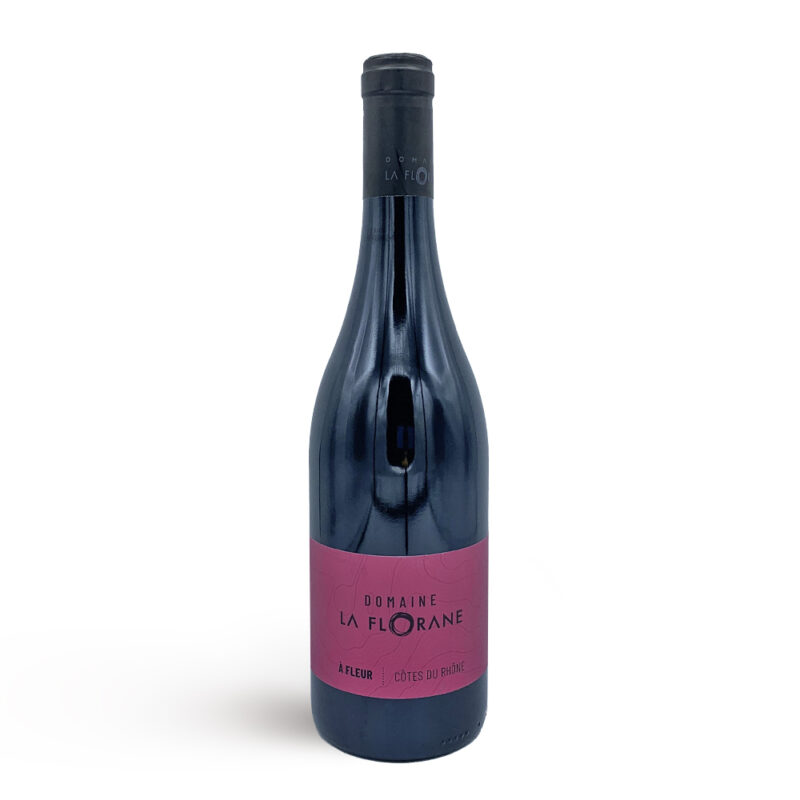 vin rouge, Côtes-du-Rhône Village, Visan, Domaine la Florane, A fleur