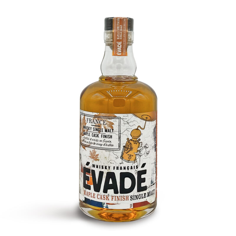 Whisky français Evadé single malt mapple cask