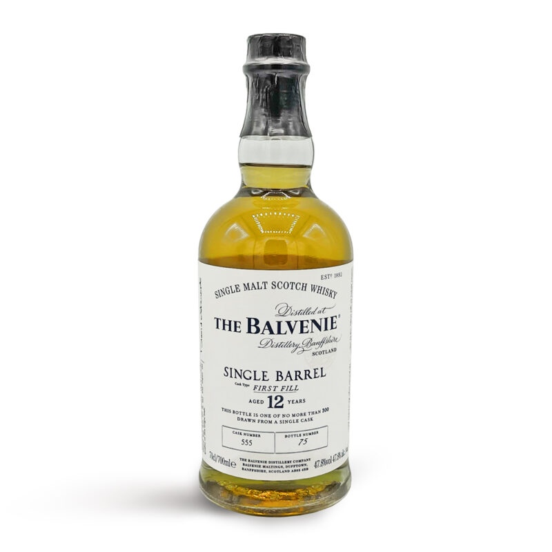Whisky Ecosse Balvenie single barrel 12 ans