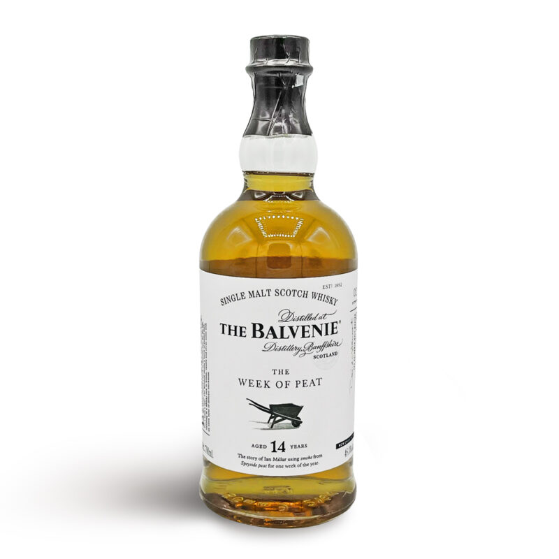 Whisky tourbé Ecosse Balvenie the week of peat 14 ans