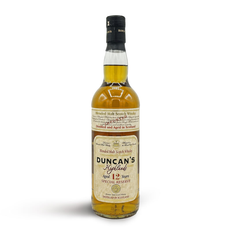 whisky Ecosse Duncan's 12 ans