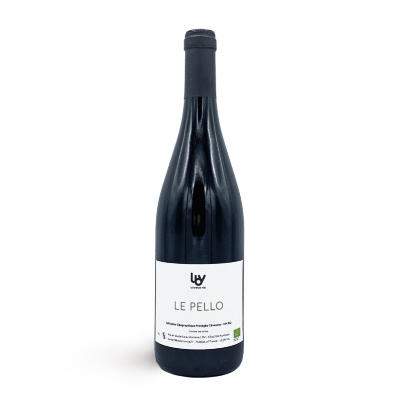 Le Breton-Vial, LBV, Pello, Vin de la Vallée du Rhône, cabernet-sauvignon, syrah, vin nature