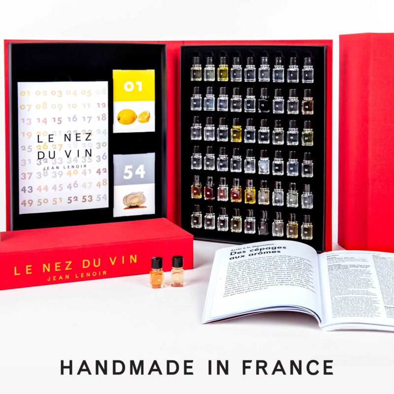 Nez du vin, Jean Lenoir, 54 arômes rouges et blancs